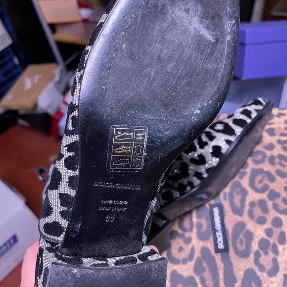 Dolce&Gabbana Animal Print Boots 38 - EUC - Picture 6 of 7